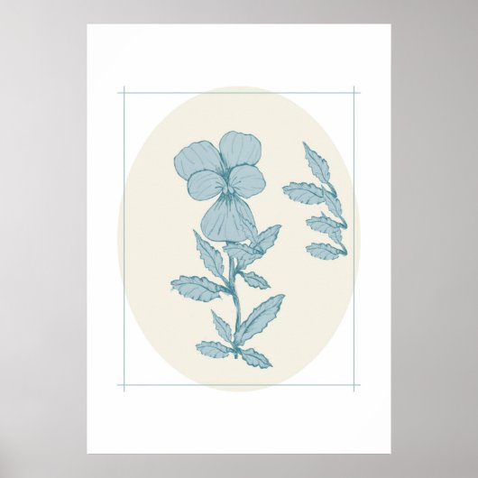 Blume Artwork Poster (Vorne)