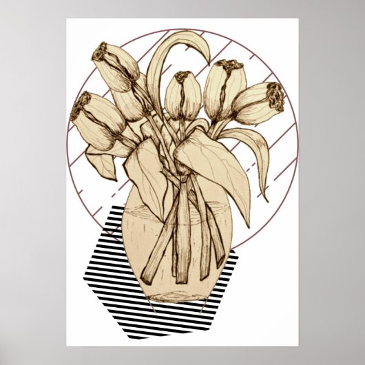 Blume Artwork Poster (Vorne)