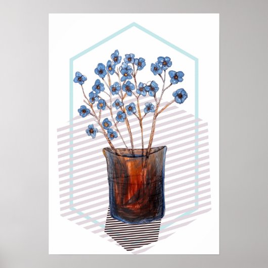 Blume Artwork Poster (Vorne)
