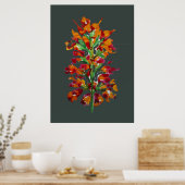 Blume Artwork Poster (Küche)