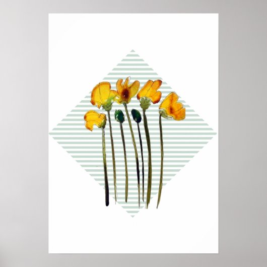 Blume Artwork Poster (Vorne)