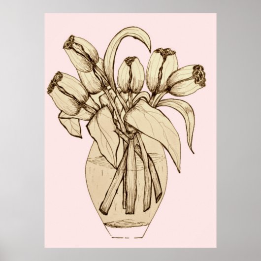 Blume Artwork Poster (Vorne)