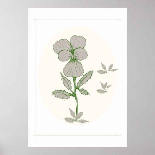 Blume Artwork Poster (Vorne)