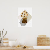 Blume Artwork Poster (Küche)