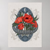 Blume Astrologie und Magisches Poster - Pupien (Vorne)