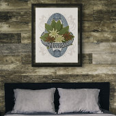 Blume Astrologie und Magisches Poster - Star Anise