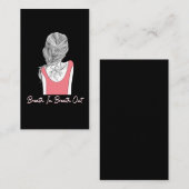 Blume Atmung Psychische Gesundheit Bewusstsein Tat Visitenkarte (Vorne/Hinten)