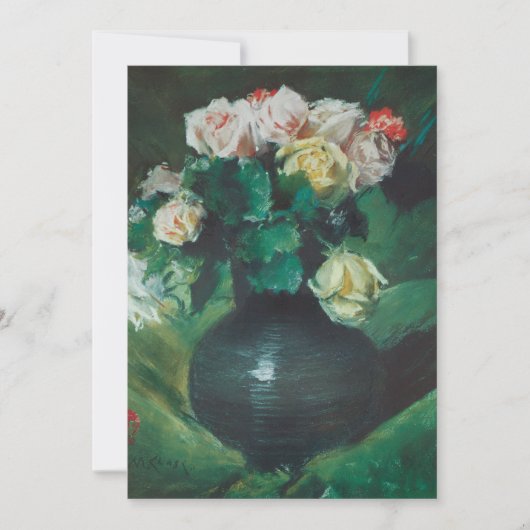 Blume (auch Rose genannt) von William Merritt Chas (Vorderseite)