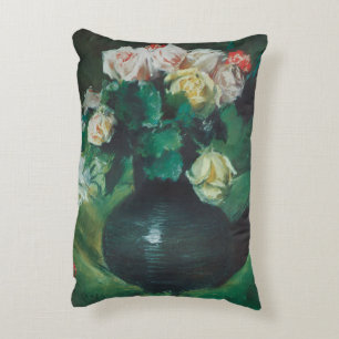 Blume (auch Rose genannt) von William Merritt Chas Dekokissen