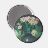 Blume (auch Rose genannt) von William Merritt Chas Magnet (Vorderseite/Rückseite)