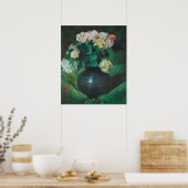 Blume (auch Rose genannt) von William Merritt Chas Poster (Küche)
