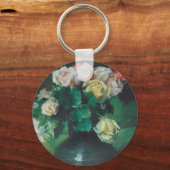 Blume (auch Rose genannt) von William Merritt Chas Schlüsselanhänger (Vorderseite)