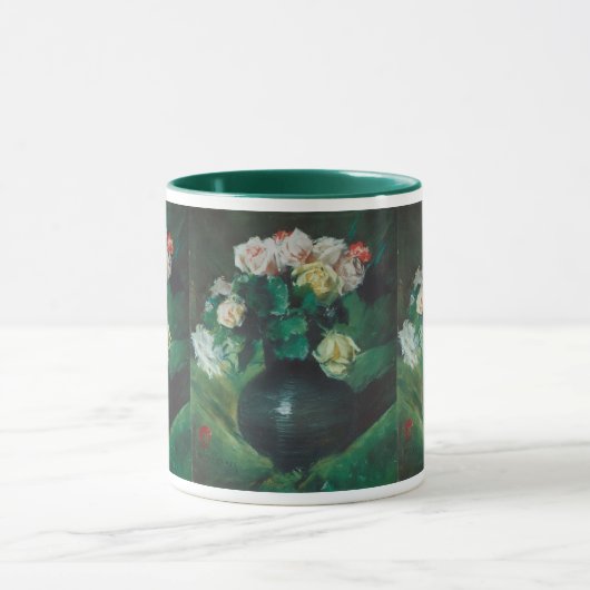 Blume (auch Rose genannt) von William Merritt Chas Tasse (Zentrum)