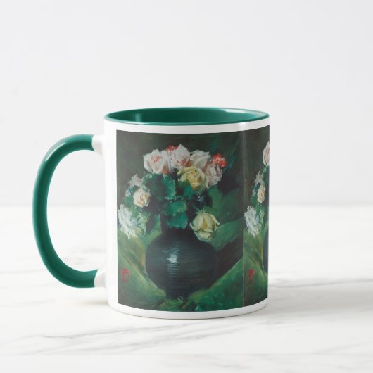 Blume (auch Rose genannt) von William Merritt Chas Tasse (Links)