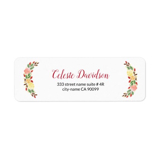 Blume auf beiden Seiten (Vorne)