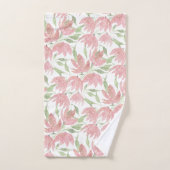 Blume auf dem Feld sind in rosa gestrichen Badhandtuch Set (Handtuch)