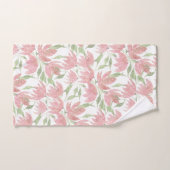 Blume auf dem Feld sind in rosa gestrichen Badhandtuch Set (Handtuch)