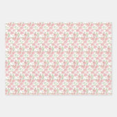 Blume auf dem Feld sind in rosa gestrichen Geschenkpapier Set (Vorderseite 3)