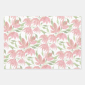 Blume auf dem Feld sind in rosa gestrichen Geschenkpapier Set (Vorderseite)