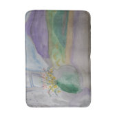 Blume auf dem Windows Badematte (Vorderseite Vertikal)