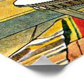 Blume auf dem Windows-Bildschirm, Poster (Ecke)