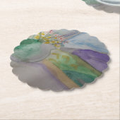 Blume auf dem Windows Untersetzer (angewinkelt)