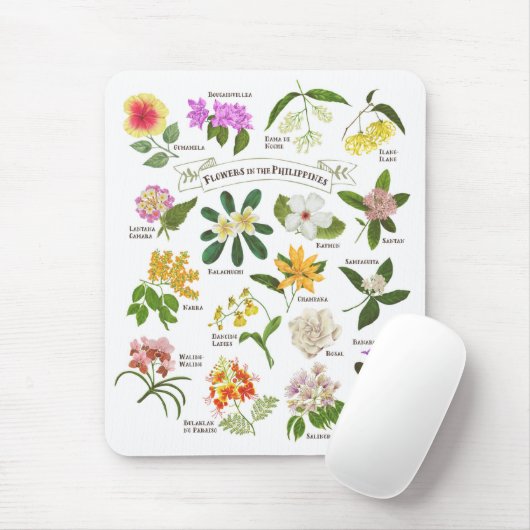 Blume auf den Philippinen Mousepad (Mit Mouse)