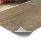 Blume auf der Fensterbank John La Farge Fine Art Poster (Ecke)