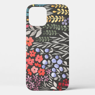 Blume auf der Weide: Aquarellblume nahtlos Case-Mate iPhone Hülle