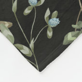 Blume auf der Wiese drucken ein Landhaus Fleecedecke (Ecke)