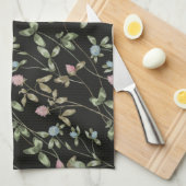 Blume auf der Wiese drucken ein Landhaus Geschirrtuch (Viertel Falte)