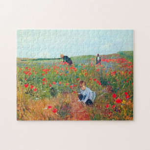 Blume auf einem Feld auswählen, Mary Cassatt Puzzle