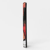 Blume auf einem weißen Hintergrund Case-Mate iPhone Hülle (Hinten/Links)