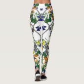 Blume auf einem Zaun Leggings (Rückseite)