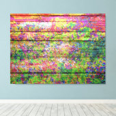 Blume auf Holz Leinwanddruck (Insitu (Holzboden))