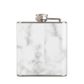 Blume auf Marmor Flachmann (Rückseite)