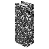 Blume auf net 01.bx4 Black BG Geschenktüte Für Weinflaschen (Rückseite Schrägansicht)