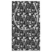 Blume auf net 01.bx4 Black BG Kleine Geschenktüte (Rückseite)