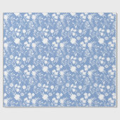 Blume auf net 01.bx4 Lblue BG Geschenkpapier (Flach)