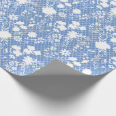 Blume auf net 01.bx4 Lblue BG Geschenkpapier (Ecke)