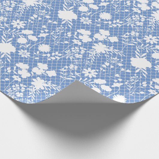 Blume auf net 01.bx4 Lblue BG Geschenkpapier (Ecke)
