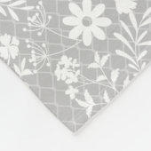 Blume auf net 01.bx4 Lgrey BG Fleecedecke (Ecke)