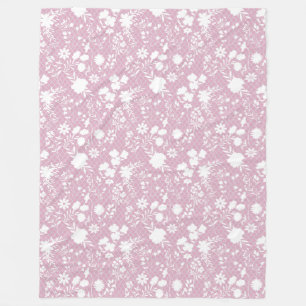 Blume auf net 01.bx4 Lpink BG Fleecedecke