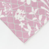 Blume auf net 01.bx4 Lpink BG Fleecedecke (Ecke)