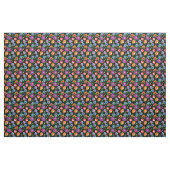 Blume auf schwarz stoff (Yard (91,4 cm))