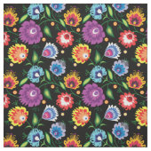 Blume auf schwarz stoff (Muster)