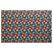 Blume auf schwarz stoff (Fat Quarter (45,7 x 55,9 cm))