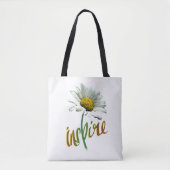 Blume auf Taschentasche Tasche (Vorderseite)