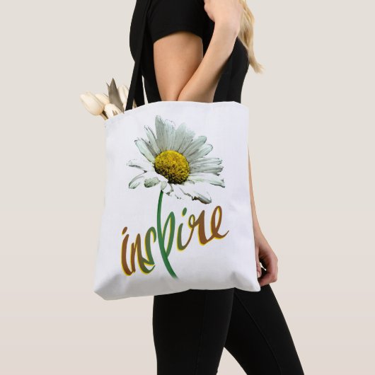 Blume auf Taschentasche Tasche (Von Nahem)