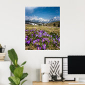 Blume auf Velika Planina, Sl Poster (Heimbüro)